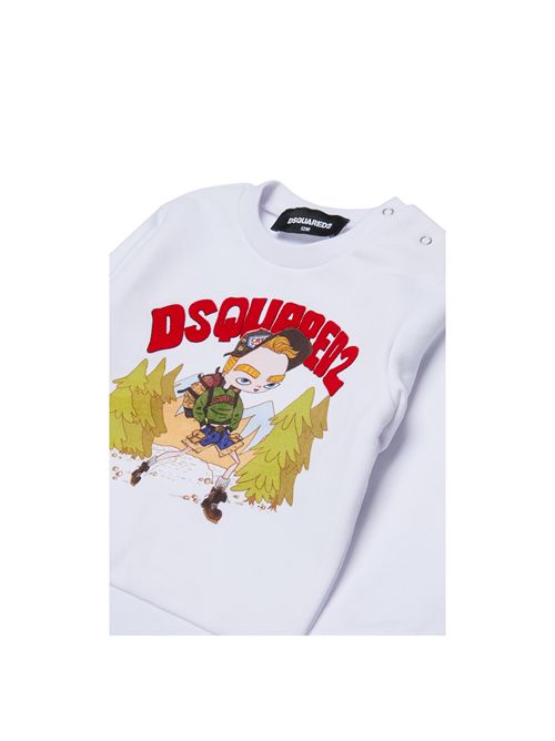 Felpa, unisex, logata. DSQUARED2 | DQ3486 D0AJ2DQ100